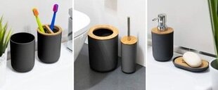 Gemson kylpyhuonetarvikesarja, 6 kpl, musta hinta ja tiedot | Kylpyhuoneen sisustus | hobbyhall.fi