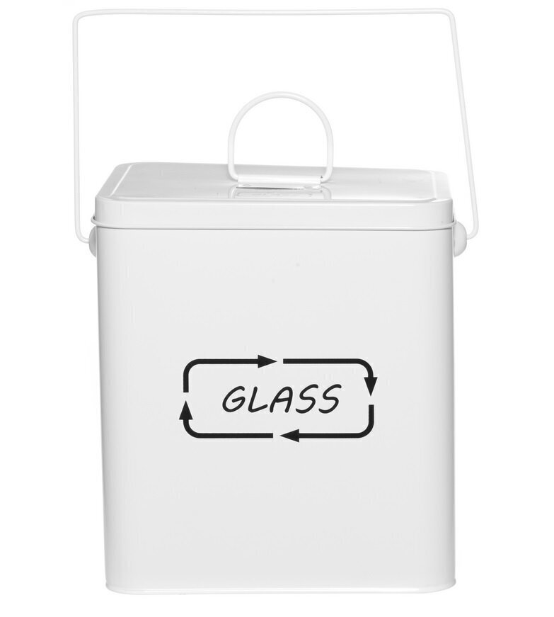 Metallirasia 4Living Glass hinta ja tiedot | Roska-astiat | hobbyhall.fi