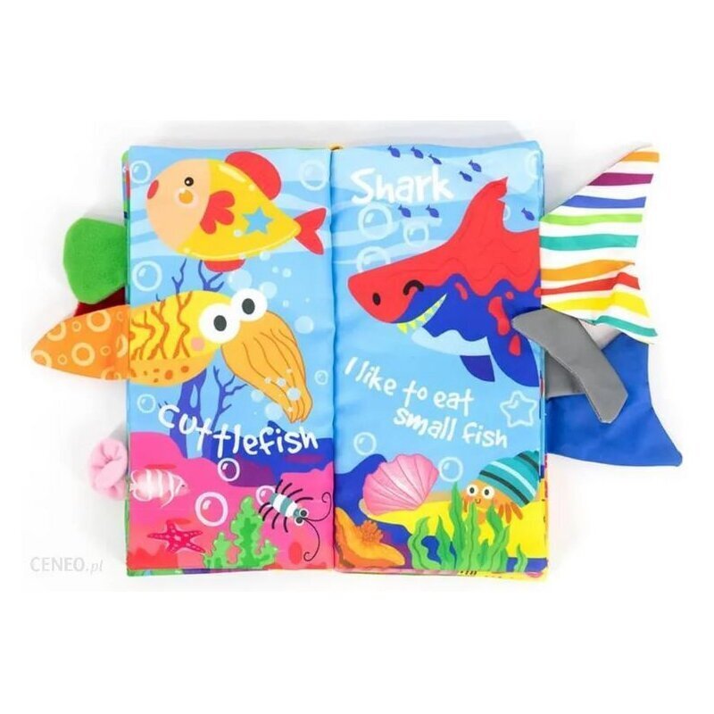 Woopie pehmokirja Sea Animals hinta ja tiedot | Vauvan lelut | hobbyhall.fi