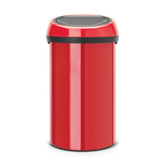 Brabantia Touch Bin roska-astia 60L, Passion Red hinta ja tiedot | Roska-astiat | hobbyhall.fi