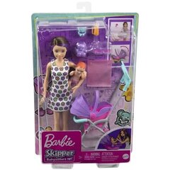 Barbie-nukke lastenvahti kippari vaunu+vauvan setti hinta ja tiedot | Tyttöjen lelut | hobbyhall.fi