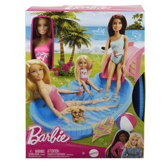 Barbie-nukke- ja uima-allassetti hinta ja tiedot | Tyttöjen lelut | hobbyhall.fi