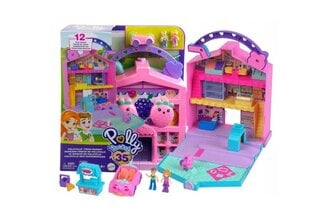 Polly Pocket -hedelmäsupermarket Pollyvillessä hinta ja tiedot | Tyttöjen lelut | hobbyhall.fi