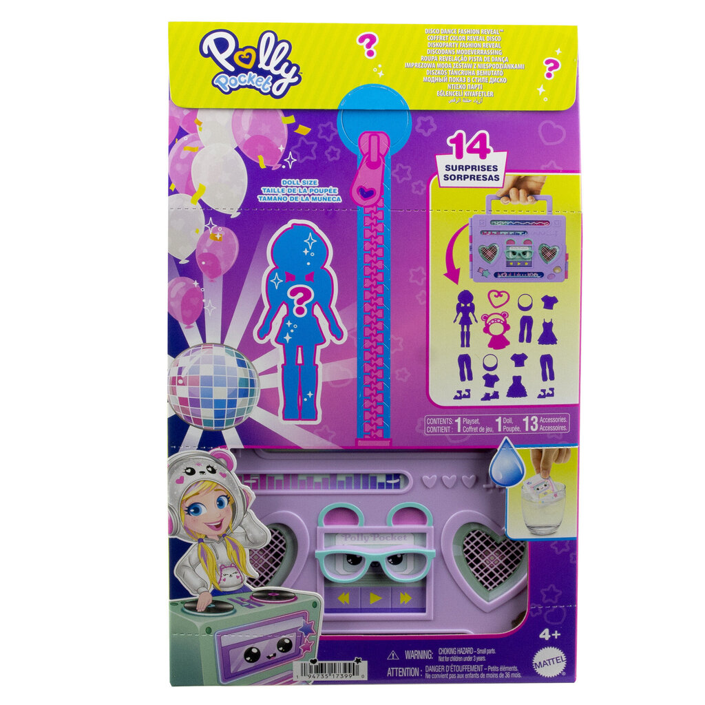 Nukke yllätyksiä Polly Pocket Disco Dance hinta ja tiedot | Tyttöjen lelut | hobbyhall.fi