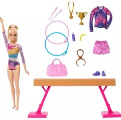 Voimistelija nukke tarvikkeineen Barbie hinta ja tiedot | Tyttöjen lelut | hobbyhall.fi