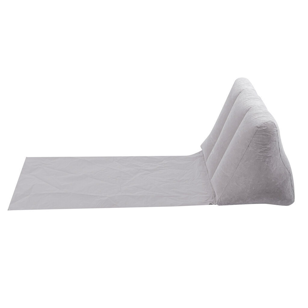 Rantamatto, jossa on puhallettava tyyny, 48 cm 48 x 138 cm x 48 cm, harmaa hinta ja tiedot | Ilmapatjat | hobbyhall.fi