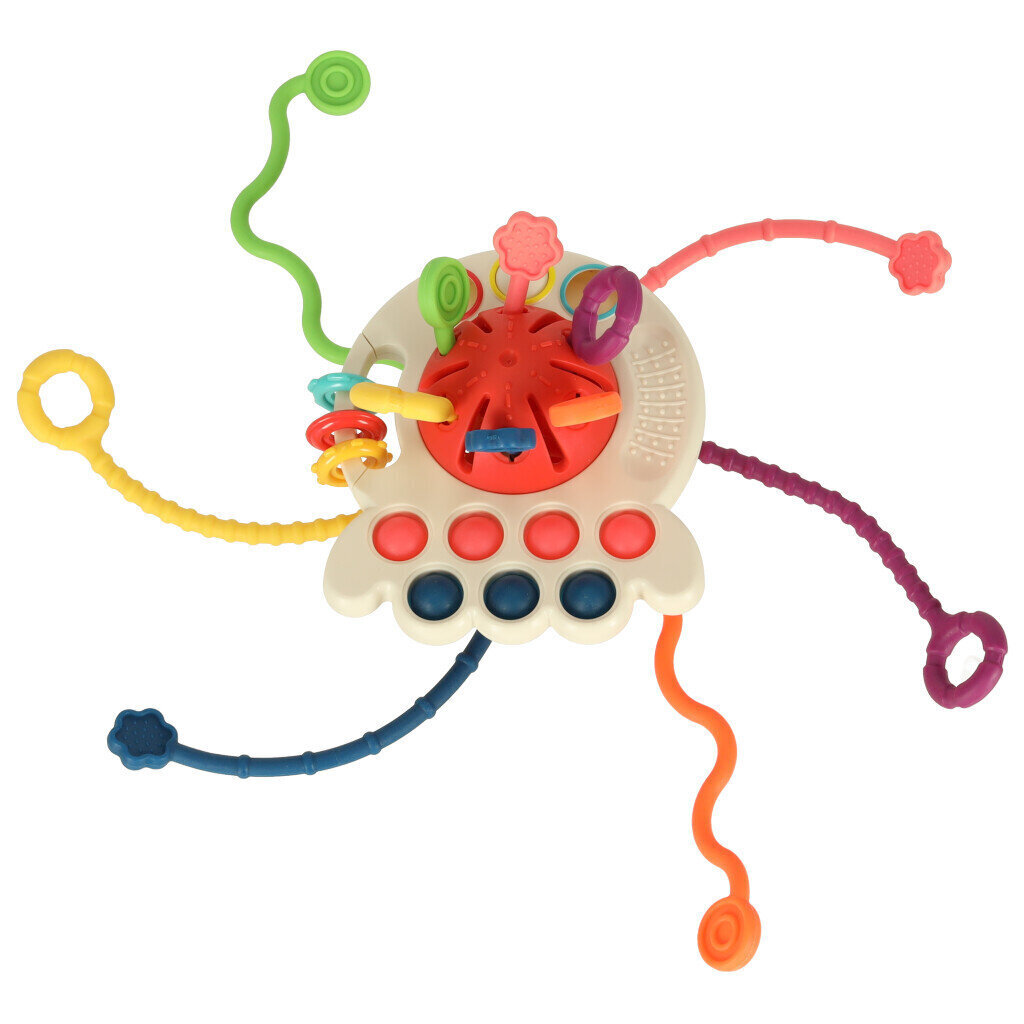 Montessori pureskelulelu, punainen hinta ja tiedot | Vauvan lelut | hobbyhall.fi