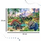 Puzzle dinosaurukset lähellä tulivuoria, 120 kappaletta hinta ja tiedot | Palapelit | hobbyhall.fi