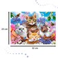 Puzzle kissanpennut kukilla, 120 kpl hinta ja tiedot | Palapelit | hobbyhall.fi