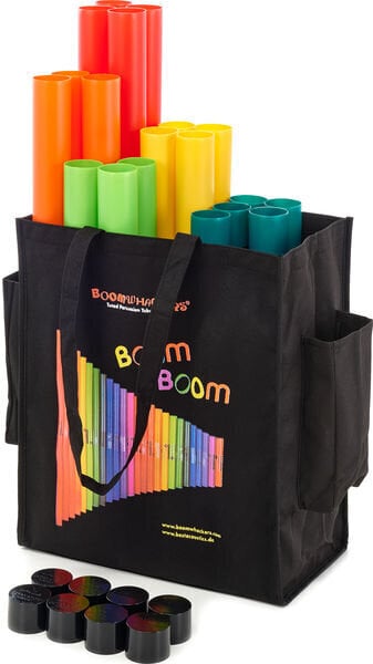 Musiikkiputket Boomwhackers MG-BW -setti, jossa on 3 Move & Groove -koteloa hinta ja tiedot | Perkussiosoittimet | hobbyhall.fi