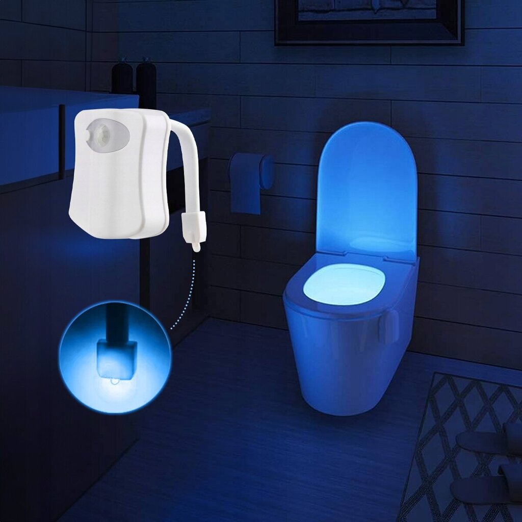 Liiketunnistin LED wc-valo hinta ja tiedot | WC-istuimen lisätarvikkeet | hobbyhall.fi