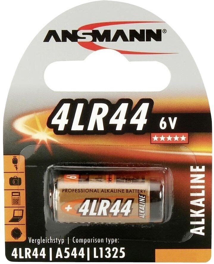 Ansmann akku 4LR44 / 1B. hinta ja tiedot | Soittimien lisätarvikkeet | hobbyhall.fi