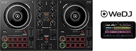 Pioneer DJ kontrolleri DDJ-200 hinta ja tiedot | Soittimien lisätarvikkeet | hobbyhall.fi