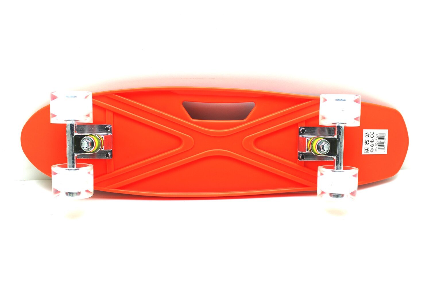 Pennyboard rullalauta, 65 cm, valaisevat pyörät ja kahva hinta ja tiedot | Skeittilaudat | hobbyhall.fi