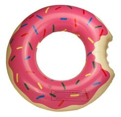 Ilmatäytteinen pyörä Donut, 50 cm, vaaleanpunainen hinta ja tiedot | Puhallettavat vesilelut ja uima-asusteet | hobbyhall.fi