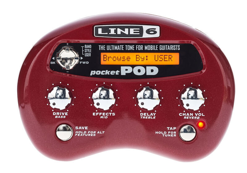 Line 6 POCKETPOD digitaalisille kitaratehosteille hinta ja tiedot | Soittimien lisätarvikkeet | hobbyhall.fi