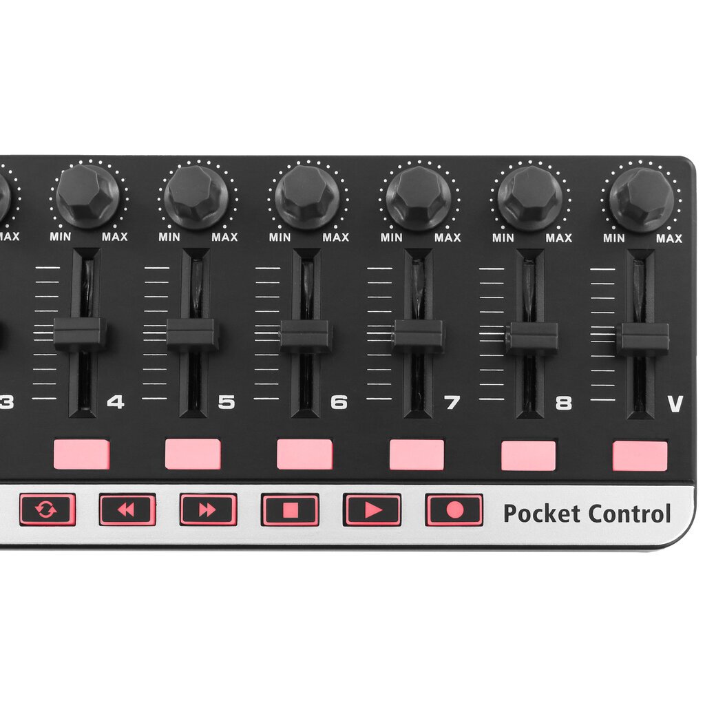 Midi USB-ohjain Plugger Studio Pocket Control. hinta ja tiedot | Soittimien lisätarvikkeet | hobbyhall.fi