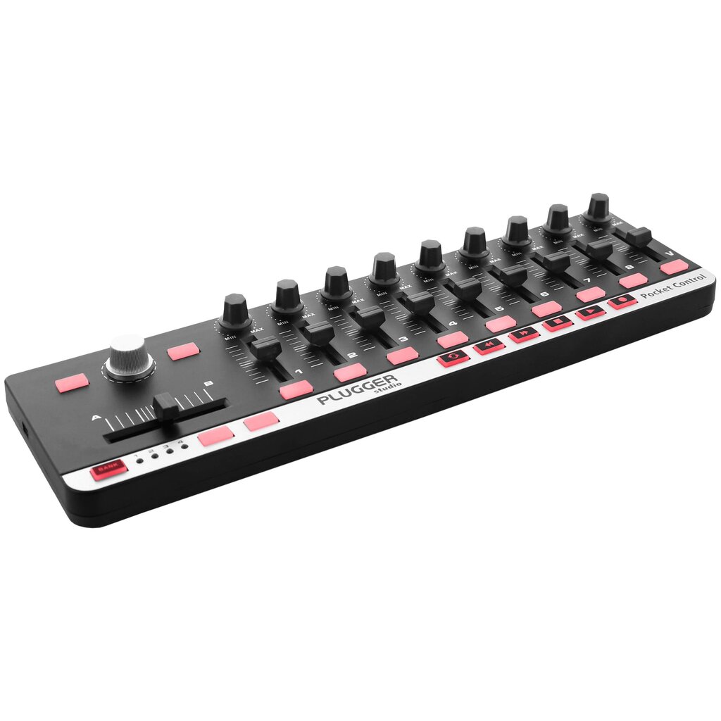 Midi USB-ohjain Plugger Studio Pocket Control. hinta ja tiedot | Soittimien lisätarvikkeet | hobbyhall.fi