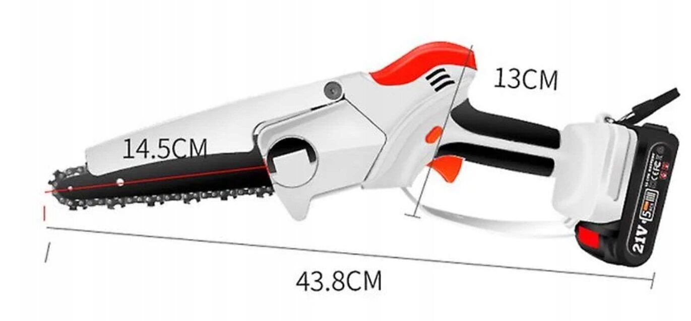 Ketjusaha Daolong 21V hinta ja tiedot | Moottorisahat | hobbyhall.fi