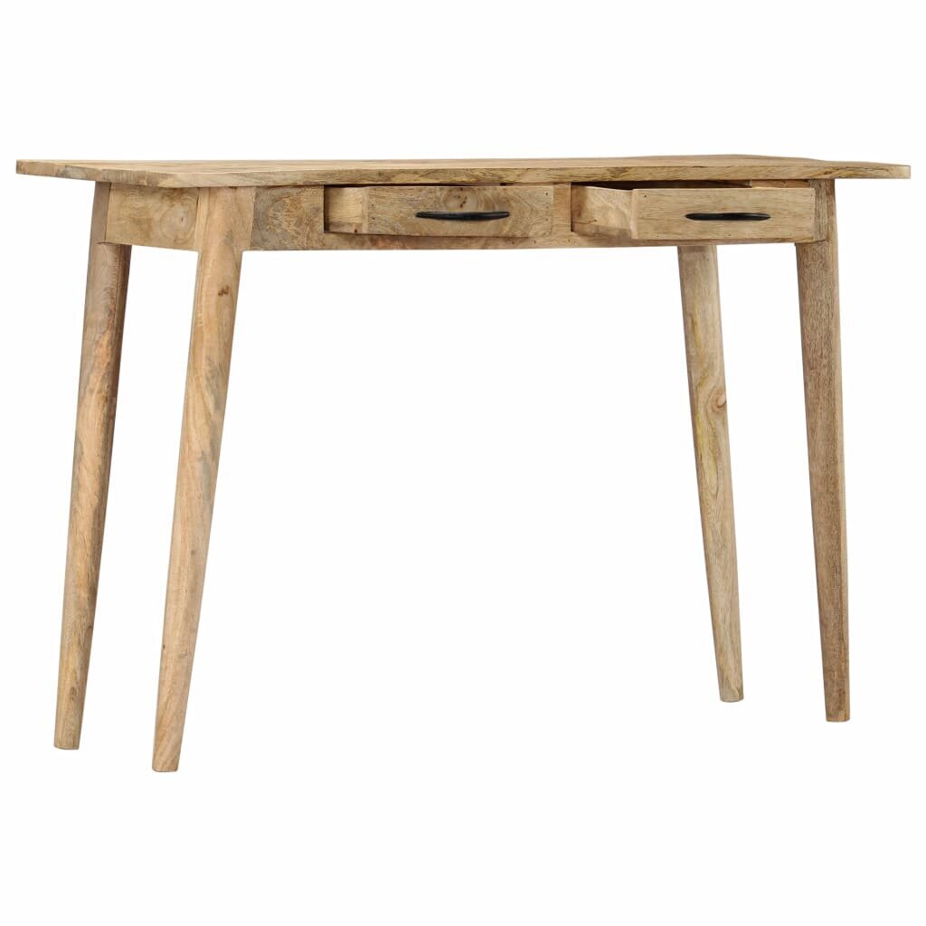 vidaXL Konsolipöytä 115x40x75 cm täysi karkea mangopuu hinta ja tiedot | Sohvapöydät | hobbyhall.fi