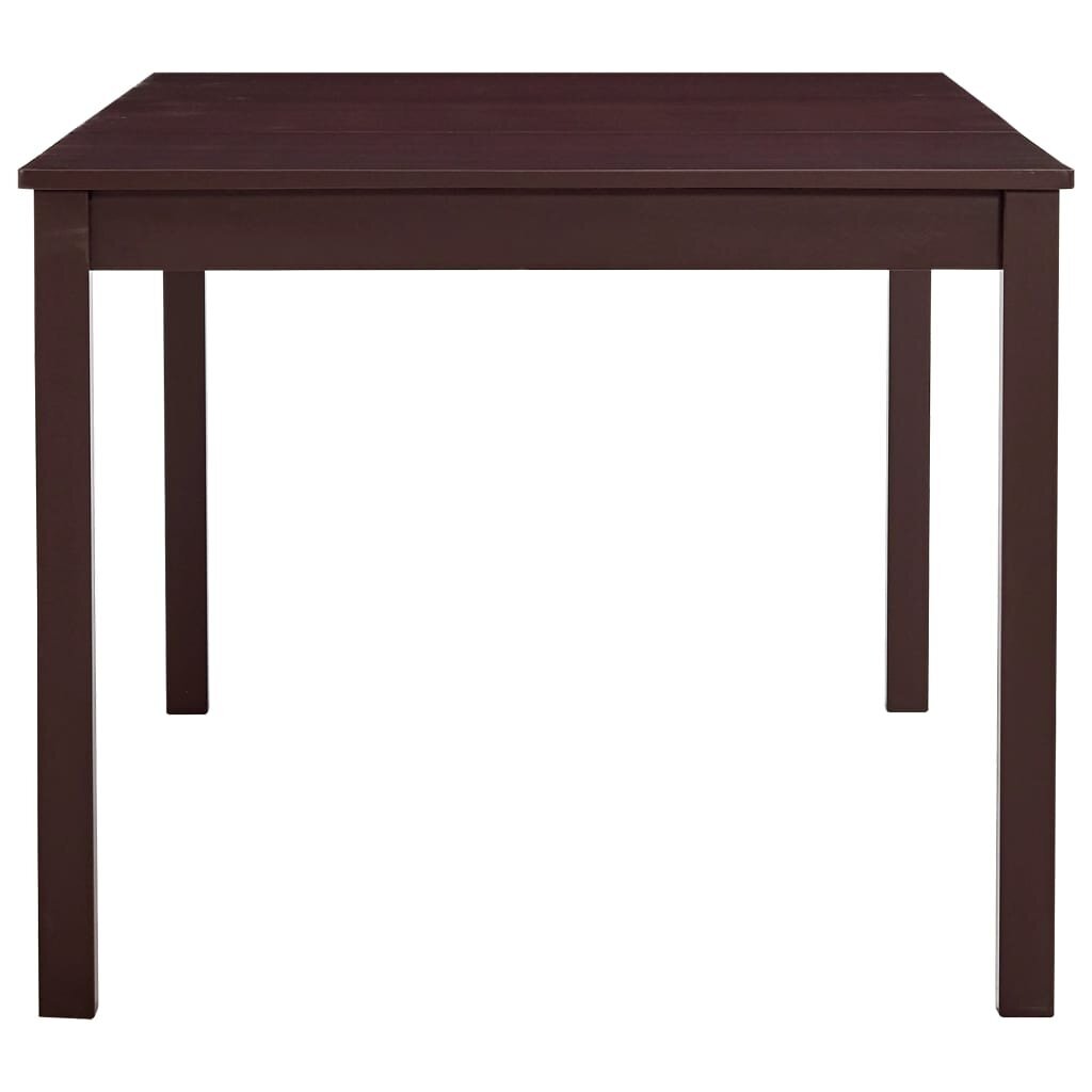 vidaXL Ruokapöytä tummanruskea 180x90x73 cm mänty hinta ja tiedot | Ruokapöydät | hobbyhall.fi