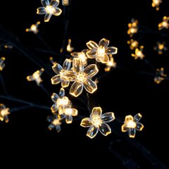 vidaXL Joulukuusi 200 lämpimän valkoista LED-valoa kirsikankukka 180cm hinta ja tiedot | Joulukoristeet | hobbyhall.fi