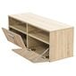 vidaXL TV-tasot 2 kpl lastulevy 95x35x36 cm tammi hinta ja tiedot | TV-tasot | hobbyhall.fi