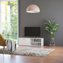 vidaXL TV-taso valkoinen 120x34x37 cm lastulevy hinta ja tiedot | TV-tasot | hobbyhall.fi