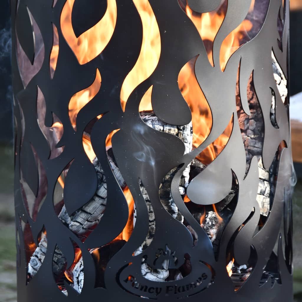 Esschert Design Tulisija Flames hiiliteräs musta FF408 hinta ja tiedot | Takat | hobbyhall.fi