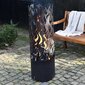 Esschert Design Tulisija Flames hiiliteräs musta FF408 hinta ja tiedot | Takat | hobbyhall.fi