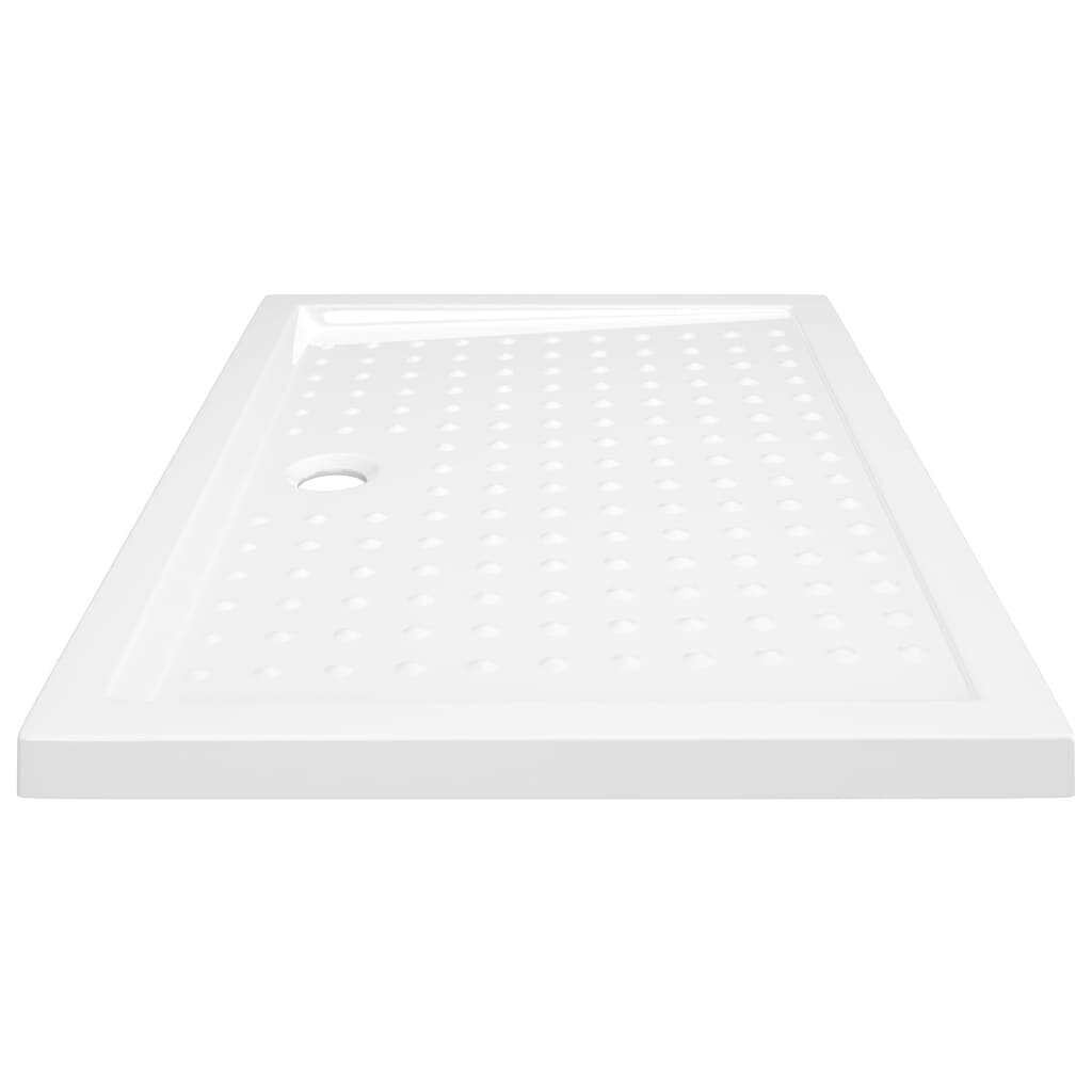 vidaXL Suihkualusta valkoinen 70x100x4 cm ABS hinta ja tiedot | Suihkualtaat | hobbyhall.fi