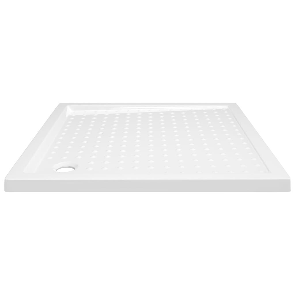 vidaXL Suihkualusta valkoinen 90x90x4 cm ABS hinta ja tiedot | Suihkualtaat | hobbyhall.fi