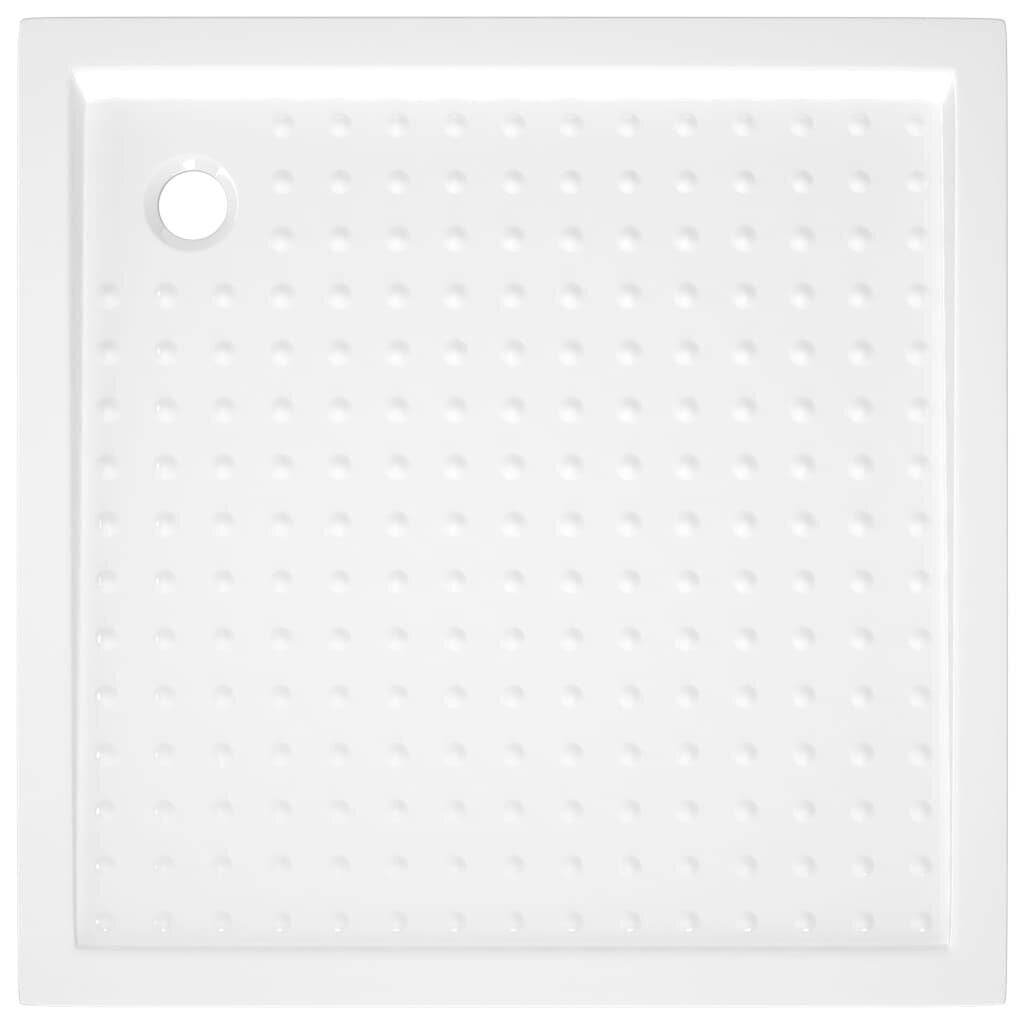 vidaXL Suihkualusta valkoinen 90x90x4 cm ABS hinta ja tiedot | Suihkualtaat | hobbyhall.fi