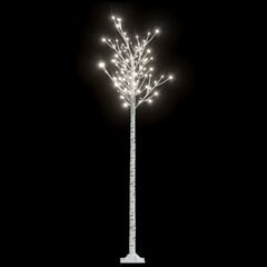 vidaXL Joulukuusi 200 LED 2,2 m kylmä valkoinen paju ulos/sisälle hinta ja tiedot | Joulukoristeet | hobbyhall.fi