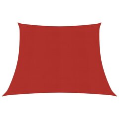 vidaXL Aurinkopurje 160 g/m² punainen 3/4x2 m HDPE hinta ja tiedot | Aurinkovarjot ja markiisit | hobbyhall.fi