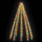 vidaXL Joulukuusen valoverkko 250 LED-valoa värikäs 250 cm hinta ja tiedot | Jouluvalot | hobbyhall.fi