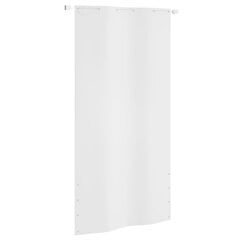 vidaXL Parvekkeen suoja valkoinen 120x240 cm Oxford kangas hinta ja tiedot | Aurinkovarjot ja markiisit | hobbyhall.fi