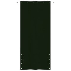 vidaXL Parvekkeen suoja tummanvihreä 120x240 cm Oxford kangas hinta ja tiedot | Aurinkovarjot ja markiisit | hobbyhall.fi