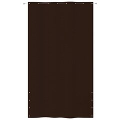 vidaXL Parvekkeen suoja ruskea 160x240 cm Oxford kangas hinta ja tiedot | Aurinkovarjot ja markiisit | hobbyhall.fi