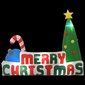 vidaXL Merry Christmas täytettävä puu LED-koristeet 240x188 cm hinta ja tiedot | Joulukoristeet | hobbyhall.fi