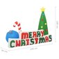 vidaXL Merry Christmas täytettävä puu LED-koristeet 240x188 cm hinta ja tiedot | Joulukoristeet | hobbyhall.fi