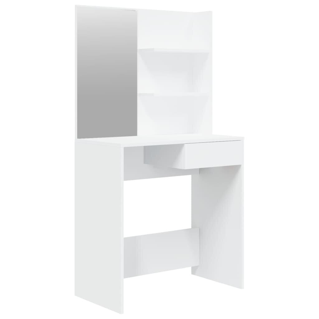 VidaXL Peilipöytä valkoinen 74,5x40x141 cm hinta ja tiedot | Yöpöydät | hobbyhall.fi