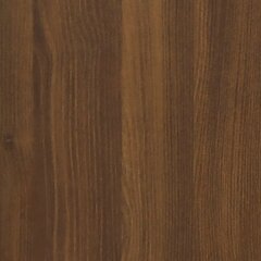 vidaXL Työpöytävaunu ruskea tammi 60x45x60 cm tekninen puu hinta ja tiedot | Hyllyt | hobbyhall.fi