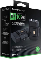PDP Play and Charge Kit - Musta (Xbox Series, Xbox One) hinta ja tiedot | PDP Tietokoneet ja pelaaminen | hobbyhall.fi