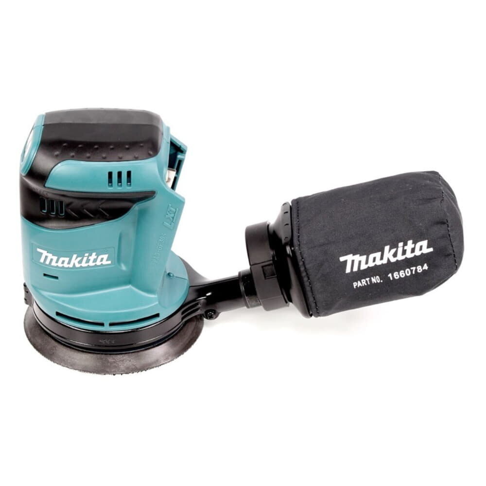 Makita DBO 180 G1 -akkukäyttöinen epäkeskohiomakone 18 V 125 mm + 1 x 6,0 Ah -akku - ilman laturia hinta ja tiedot | Hiomakoneet | hobbyhall.fi