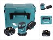 Akkukäyttöinen epäkeskohiomakone Makita DBO 180 T1J, 18 V, 125 mm, 5,0 Ah -akku, Makpac, ilman laturia hinta ja tiedot | Hiomakoneet | hobbyhall.fi