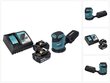 Makita DBO 180 RT -akkukäyttöinen eksentrinen hiomakone 18 V 125 mm + 2 x 5,0 Ah -akku + laturi hinta ja tiedot | Hiomakoneet | hobbyhall.fi