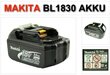 Akku Makita BL 1830 B, 18 V hinta ja tiedot | Akkuporakoneet ja ruuvinvääntimet | hobbyhall.fi