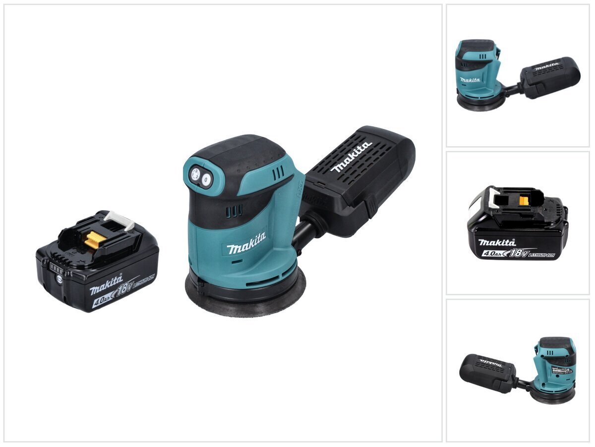 Epäkeskohiomakone Makita DBO 180 M1, 18 V, akulla, ilman laturia hinta ja tiedot | Hiomakoneet | hobbyhall.fi