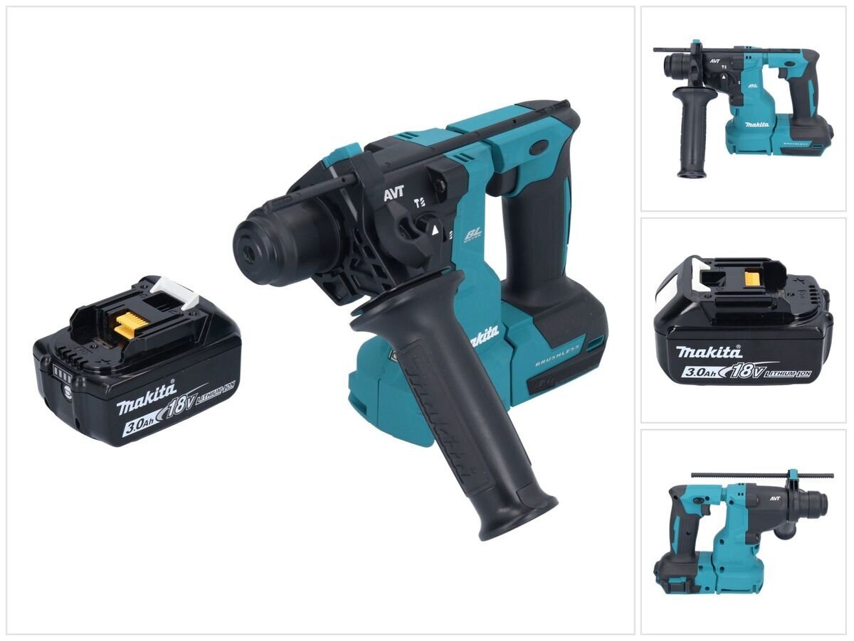 Makita Dhr 183 F1 akkukäyttöinen poravasara, 18 V, akulla, ilman laturia. hinta ja tiedot | Iskuporakoneet | hobbyhall.fi